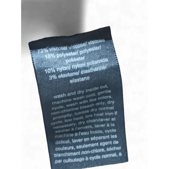 New Tommy Hilfiger 24W Plaid Pattern Pants Gray Stretch Mid Rise Trousers - Picture 11 of 11